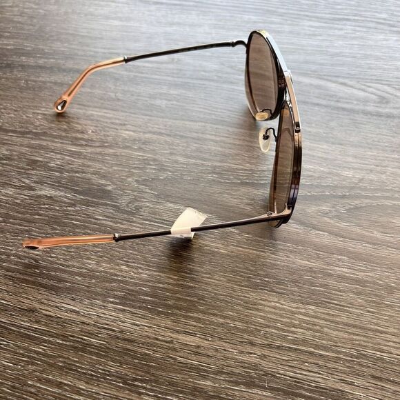 Chloe Romie 61mm Aviator Sunglasses Dark Nickel/Nickel‎ NEW WITH TAGS! main image 4